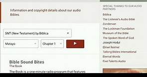 Listening to the bible Review of Biblegateway.com Audio Bible