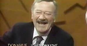 Phil Donahue interviews John Wayne (1976)