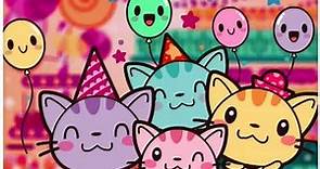 貓貓唱祝你生日快樂 happy birthday~