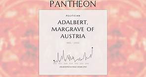Adalbert, Margrave of Austria Biography | Pantheon