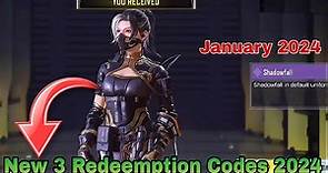 *Active* New 3 January 2024 Redeem Codes In Call Of Duty Mobile | New Redeemption Codes In CODM 2024