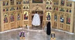 St. Basil the Great Greek Orthodox Church Houston, TX, Divine Liturgy 3-22-2020