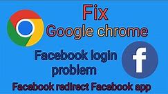 How to Fix Google chrome Facebook login problem | Facebook not opening in Chrome