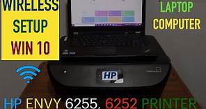 HP Envy Photo 6252, 6255 SetUp Windows 10 Laptop, Computer Review !!