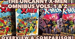 The Uncanny X-Men Omnibus Volumes 1 & 2 (NEW PRINTINGS) Overview and Comparison!