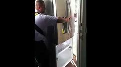how to move a fridge pro way.
