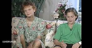 Young Joaquin Phoenix and Martha Plimpton Interview, 1989