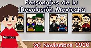 Revolución mexicana, ¿Quiénes participaron? | Personajes de la Revolución 20 noviembre 1910