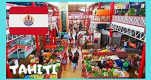 TAHITI: The scenic Municipal 🛍️ Market of PAPEETE (French Polynesia, Pacific Ocean)