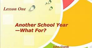 PPT - Another School Year —What For? PowerPoint Presentation, free download - ID:6967560