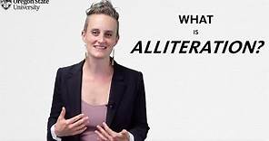 "What is Alliteration?": A Literary Guide for English Students and Teachers