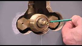 Concealed shower valve - Thermostatic cartridge (brass): maintenance, replacement and calibration