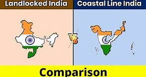 Landlocked Indian States vs Coastal Indian states | Coastal vs Landlocked Indian states | Data Duck