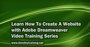 1 - Introduction to Dreamweaver Tutorial (CS5)