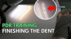 How to get a Super Clean Finish with Paintless Dent Repair | Finishing The Dent | PDR Training