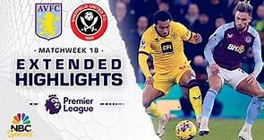 Aston Villa v. Sheffield United | PREMIER LEAGUE HIGHLIGHTS | 12/22/2023 | NBC Sports