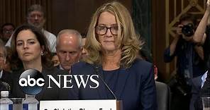Christine Blasey Ford delivers opening statement at Kavanaugh hearing