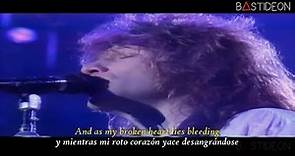 Bon Jovi - I'll Be There For You (Sub Español + Lyrics)