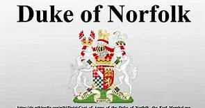 Duke of Norfolk