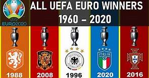 UEFA EURO • ALL WINNERS |1960 - 2020| ITALIA 2020/2021 CHAMPION