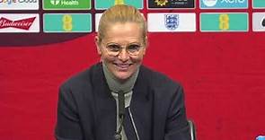 ENGLAND WOMEN PRESS CONFERENCE: Sarina Wiegman: England 3-2 Netherlands