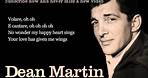 Dean Martin - Volare - Lyrics