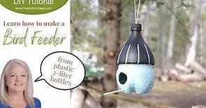 DIY Bird Feeder from Plastic 2-Liter Bottles | Repurpose plastic bottles as a Bird Feeder!