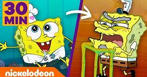 SpongeBob | Il piccolo SpongeBob diventa adulto in 30 minuti! | Nickelodeon Italia