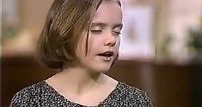 Christina Ricci interview 1991. 11 years old.