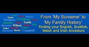Nationality of Surnames: From Last Name to Family History