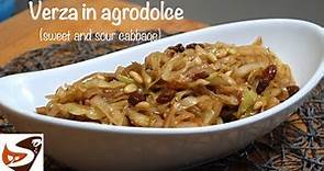 Cavolo cappuccio o verza in agrodolce, velocissimo e buonissimo! Sweet and sour cabbage!
