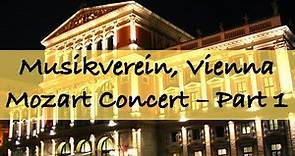 Captivating Mozart Concert Part-I (at Vienna's Golden Hall)