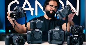 Canon Camera Buyers Guide 2022 $500-5000 | THE BEST & Worst Canon Cameras for Every Budget