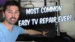 WATCH THIS VIDEO BEFORE THROWING OUT YOUR BROKEN FLAT SCREEN TV!!!