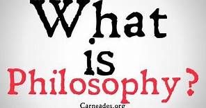 What is Philosophy? (Philosophical Definitions)