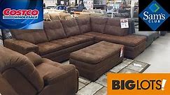 SAM'S CLUB COSTCO BIG LOTS FURNITURE 2020 SOFAS ARMCHAIRS SHOP WITH ME SHOPPING STORE WALK THROUGH