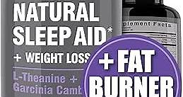 Natural Sleep Aids for Adults Extra Strength/Vegan Non-Habit-Forming Sleep Aid Pills for Deep Restful Sleep w/Energized Wake-up, 1-Month Supply
