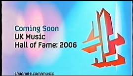 Channel 4 - UK Music: Hall Of Fame Promo (2006)