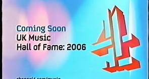 Channel 4 - UK Music: Hall Of Fame Promo (2006)