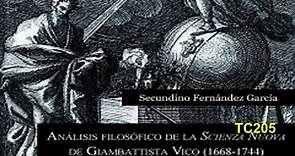 Análisis filosófico de la "Scienza Nuova" de Giambattista Vico, de Secundino Fernández | TC205