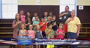 Daily Pledge: Happy Valley Elementary School – Natasha Townsend's 1st Grade Class
