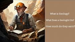 What Is Geology? What Does a Geologist Do? How much do they earn?