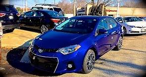 2014 Toyota Corolla S Plus Start Up, Review, Exhaust, & Test Drive @ MOTORCARS TOYOTA