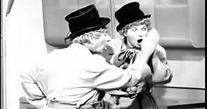 Lucille Ball and Harpo Marx the Mirror Routine