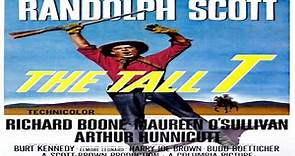 ASA 🎥📽🎬 The Tall T (1957) film directed by Budd Boetticher and starring Randolph Scott, Richard Boone, and Maureen O'Sullivan.