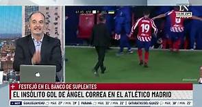 El insólito gol de Ángel Correa en el Atlético de Madrid