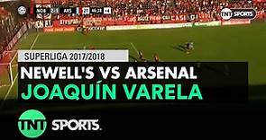Joaquín Varela (2-1) Newell's vs Arsenal | Fecha 13 - Superliga Argentina 2017/2018