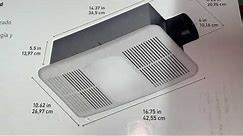 DIY UTILITEC Bathroom Vent Fan Heater w/Light Install and Removal of Old Ceiling Fan [UTILITEC Fan]