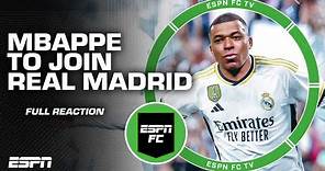 🚨 Kylian Mbappe set to join Real Madrid 🚨 [FULL REACTION] | ESPN FC