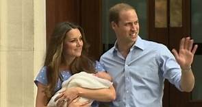First glimpse of the royal baby